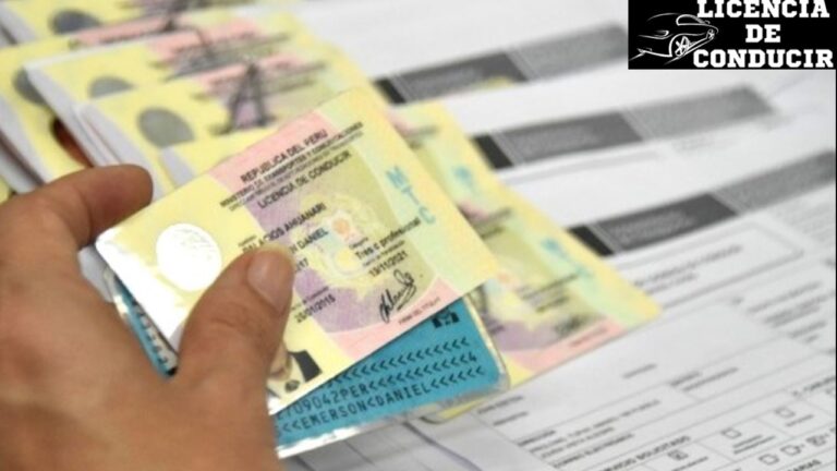 Cómo se si mi Licencia de Conducir es Legal en Perú 2023 2024