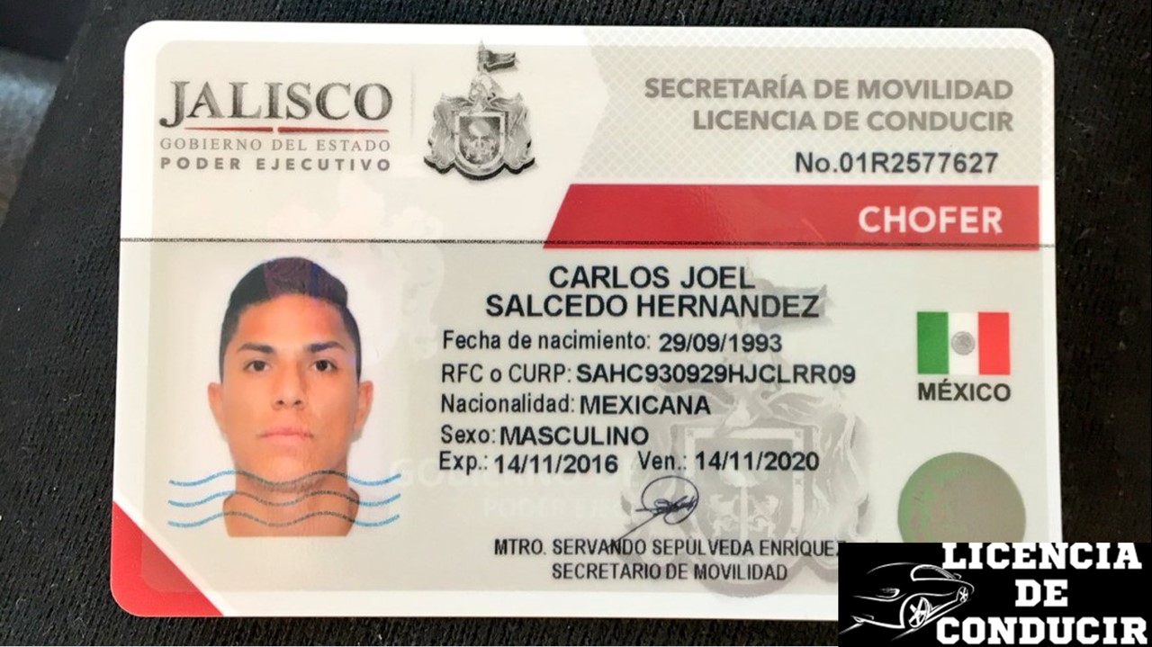 Licencia de Conducir Jalisco