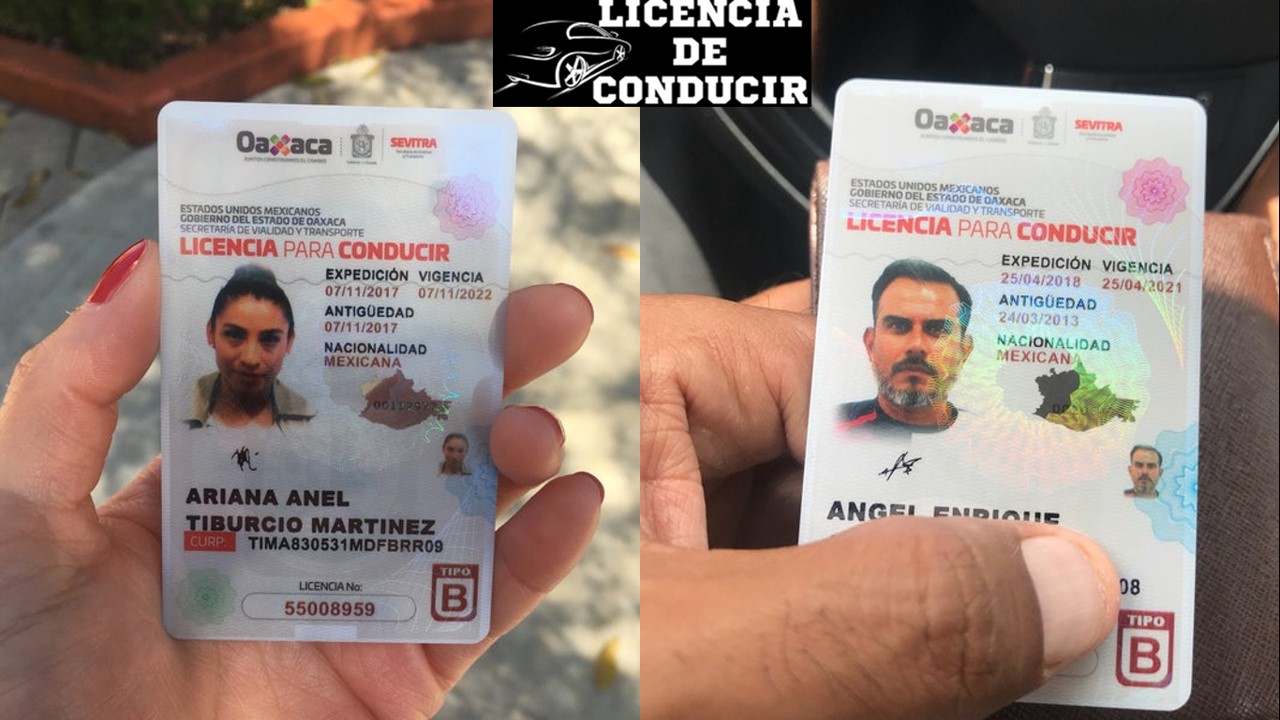 Licencia de Conducir Oaxaca 2022-2023