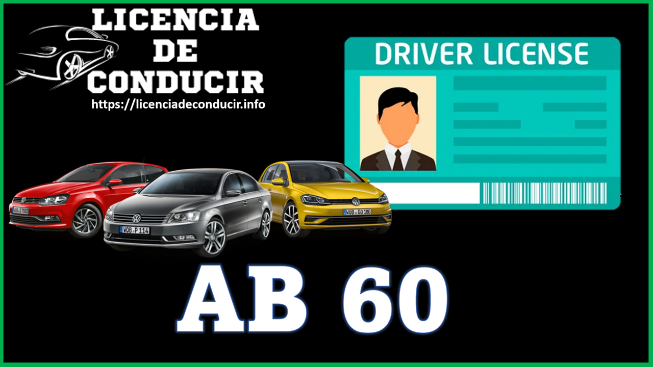 Licencia de conducir AB 60 2022-2023