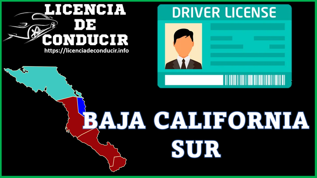 Licencia de conducir Baja California Sur 2022-2023