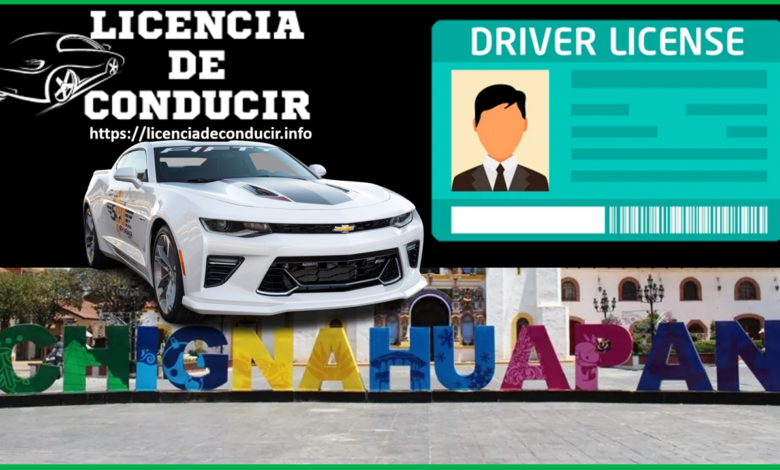Licencia de conducir Chignahuapan 2022-2023
