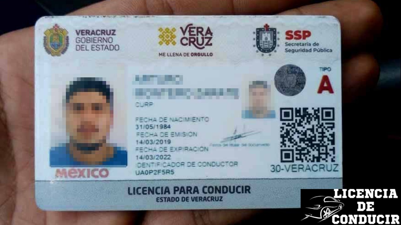 Licencia de conducir Orizaba 2022-2023