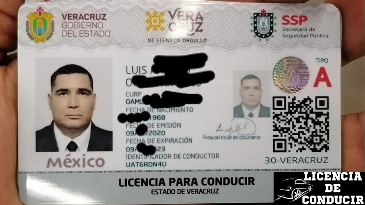 Licencia de conducir Xalapa 2022-2023