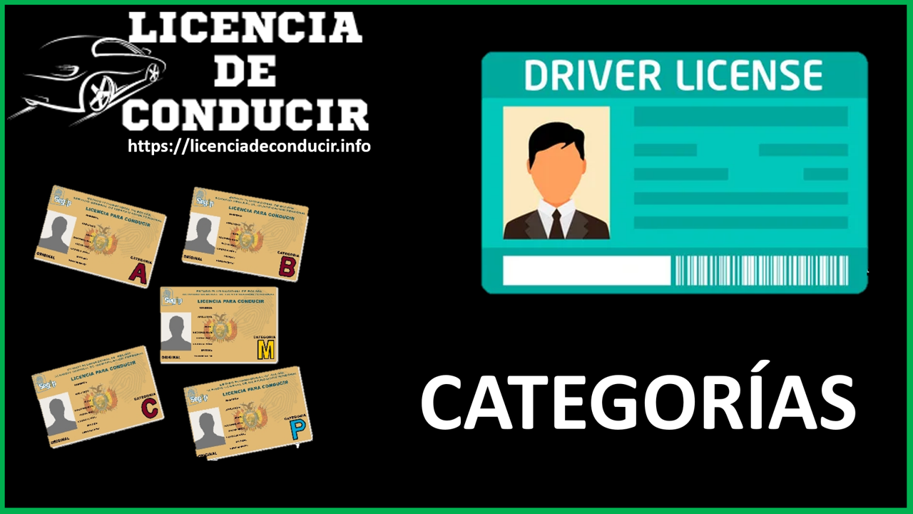 Licencia de conducir y categorías