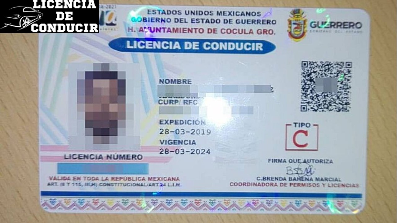 Licencia de Conducir Guerrero 2022-2023